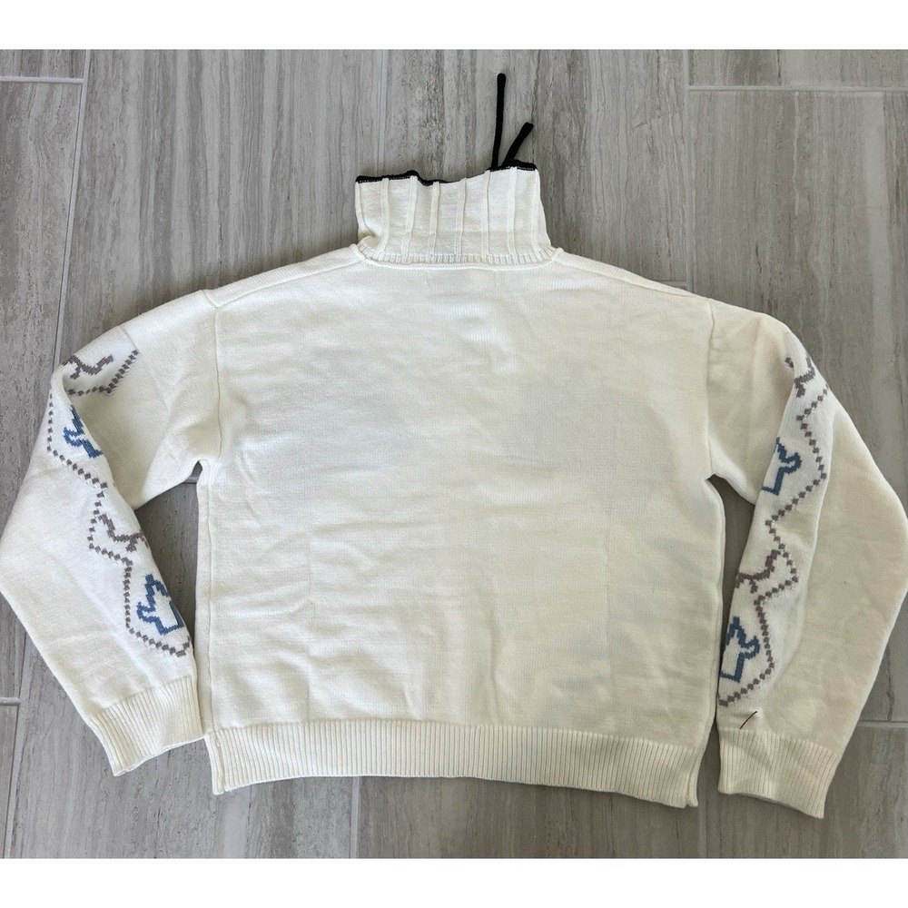 Altar'd State Horse Print Western Cardigan Sweater Cream Equestrian Ranch Size S - Picture 2 of 6